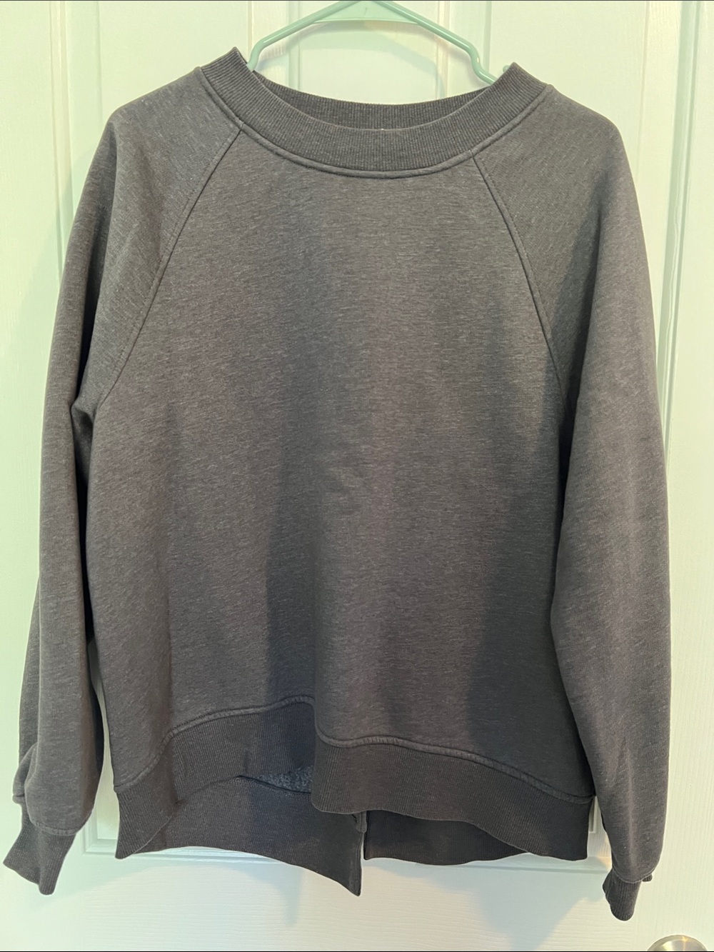 River Island Dark Gray Crewneck Sweatshirt